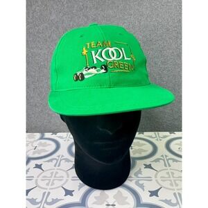 NEW Vintage 90s KOOL Cigarettes Team‎ Kool Racing Green Hat OSFA Official Gear